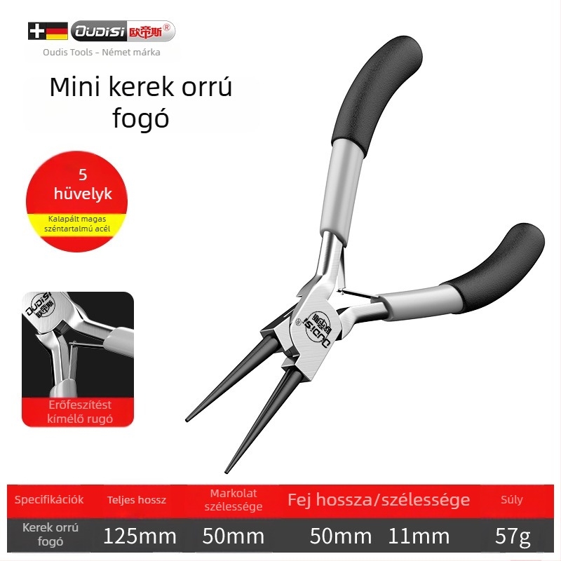 Arrizo Mini fogók – hegyes végű, többfunkciós elektromos fogó, diagonális vágó és DIY ékszer fogó