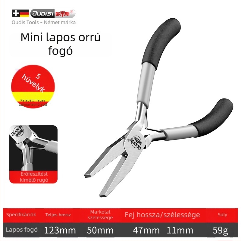 Arrizo Mini fogók – hegyes végű, többfunkciós elektromos fogó, diagonális vágó és DIY ékszer fogó