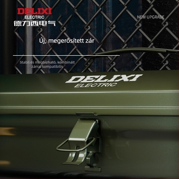 Delixi többfunkciós fémdoboz szerszámok tárolására otthonra és garázsba, ipari minőségű tároló, vastagított acélból készült doboz autójavításhoz