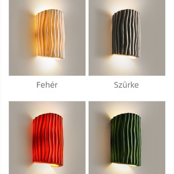 Nórdikus modern minimalist műgyanta falikar hálószoba, folyosó és nappali számára – wabi-sabi stílus