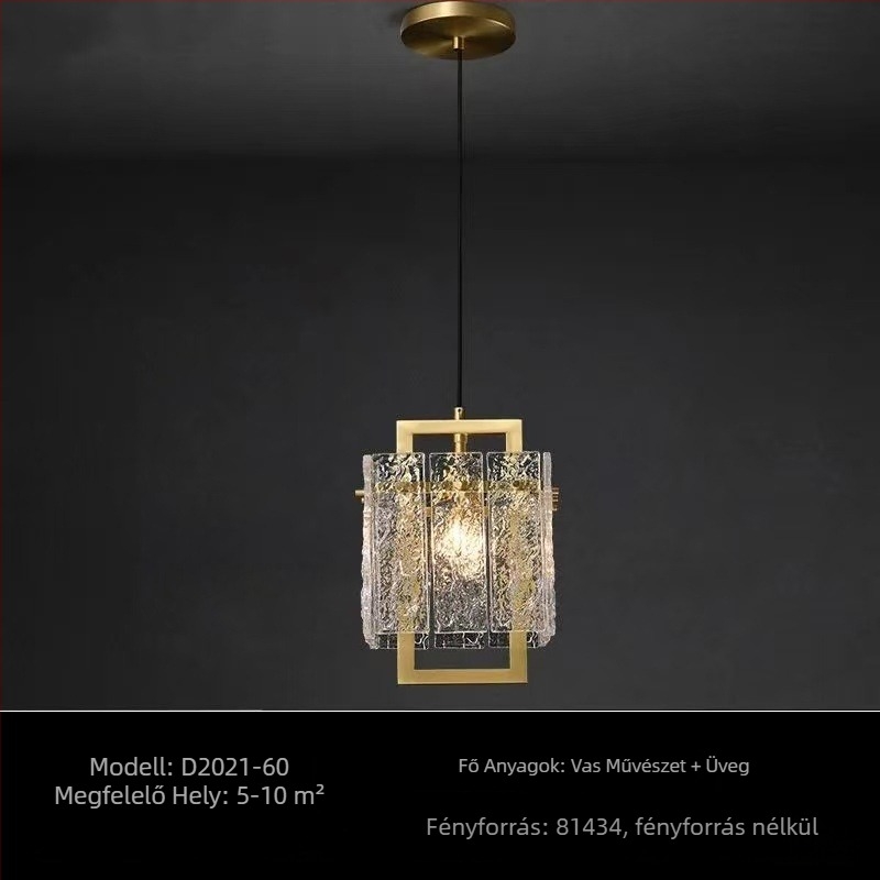 Vízsugár mintázatú falikar – posztmodern luxus, retro minimalist stílusú üveg falfény étkezőhöz és hálószobához