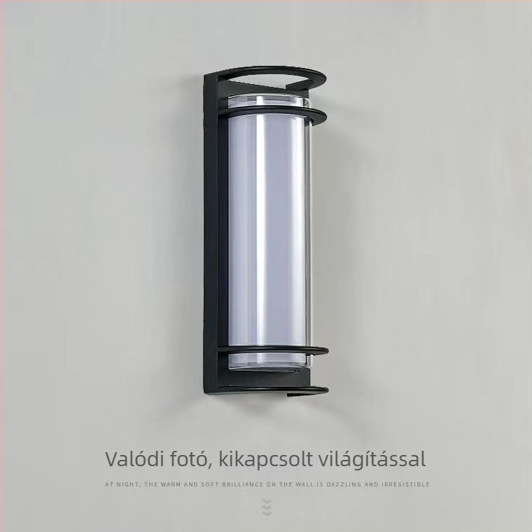 Új kültéri falikar a bejárathoz, vízálló külső lámpa villa és erkély számára