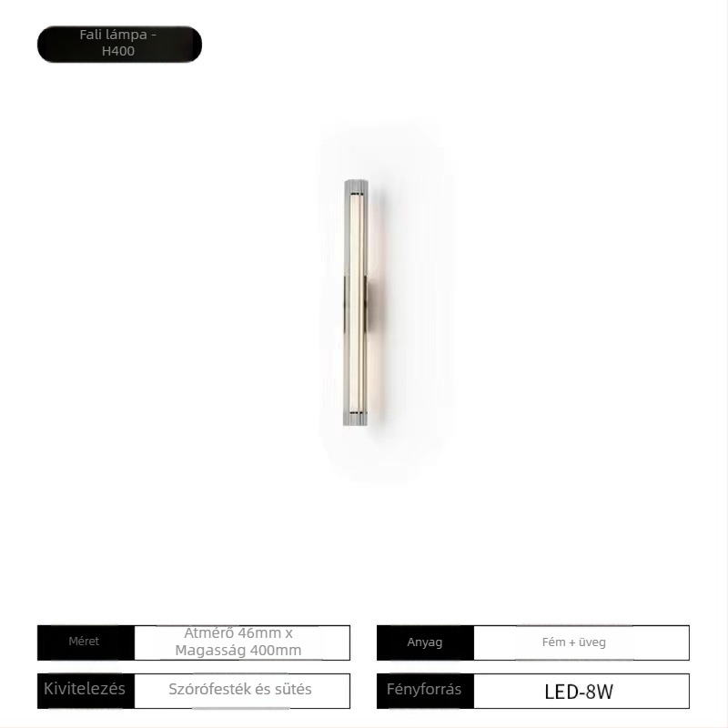 LED falikar olasz minimalist stílusban, modern hosszú sáv dizájn a nappaliba és a TV falára