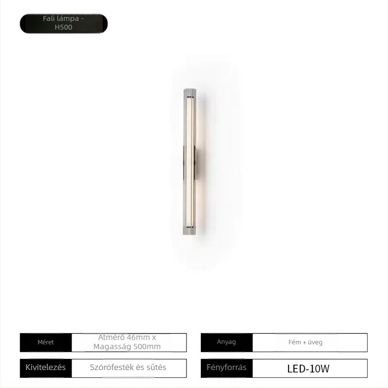 LED falikar olasz minimalist stílusban, modern hosszú sáv dizájn a nappaliba és a TV falára
