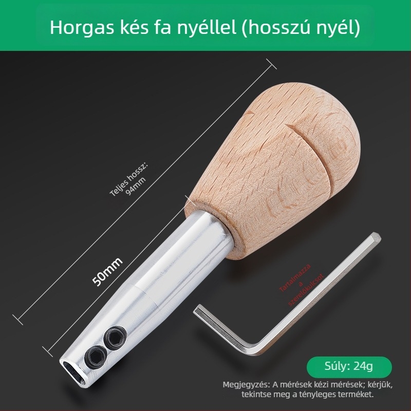 Kézzel készített ékszerész eszköz arany- és ezüstékszerekhez: huzalhúzó kés, fogantyúval a huzalmunkához és gravírozáshoz