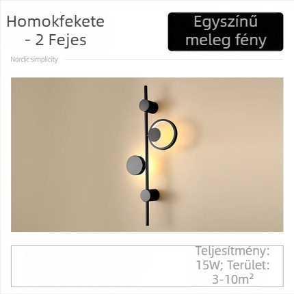 Skandináv minimalist falikarTV-hátérrel, éjjeli lámpa hálószobába és dekoratív világítás a nappaliba