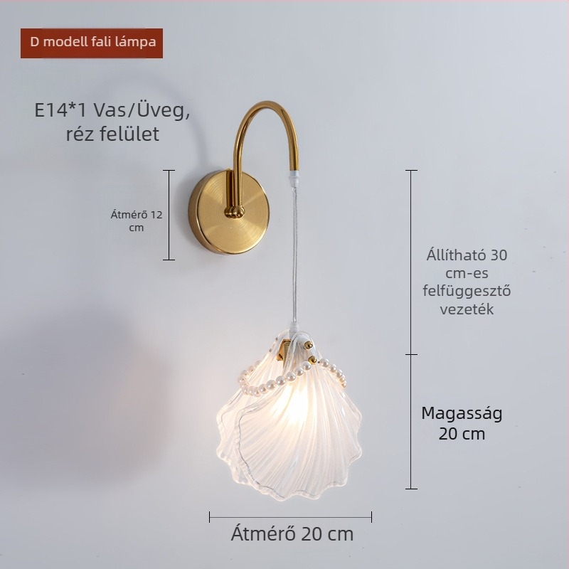 Francia stílusú falikar, luxus, minimalist LED világítás a fő hálószobába, nappaliba és dolgozószobába, nordikus kreatív dizájn