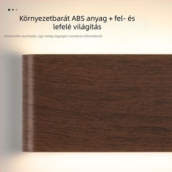 Retro minimalist falikar szemvédővel, éjjeli lámpa hálószoba, nappali és folyosó, skandináv tervezői stílus, 125L