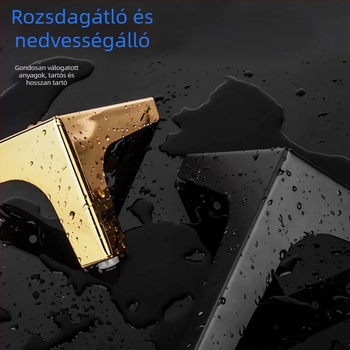Háromágú fém lábak kanapéhoz, TV-szekrényhez, fürdőszobai szekrényekhez és cipősszekrényekhez; vasból készült, modern minimalist design, elektroplating és porfestett felület