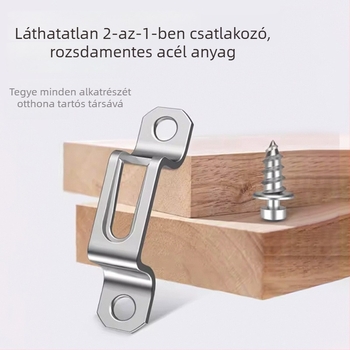 Rejtett két-az-egyben csatlakozó bútorokhoz, A típus, egyszerűen szerelhető akasztó