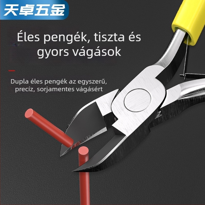 5 hüvelykes kézműves DIY mini fogó – többfunkciós drótfogó hegyes szájszéppel, gyöngyékszerekhez, kompakt otthoni használatra