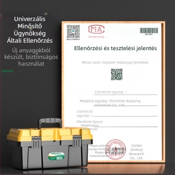 Nagy hordozható szerszámtartó villanyszerelőknek, ipari szintű ütésálló, többfunkciós