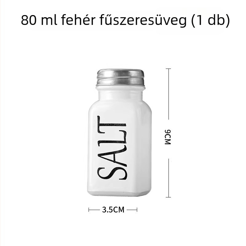 Konyhai olaj- és ecet-palack készlet, fekete-fehér dizájn, olajspray palack