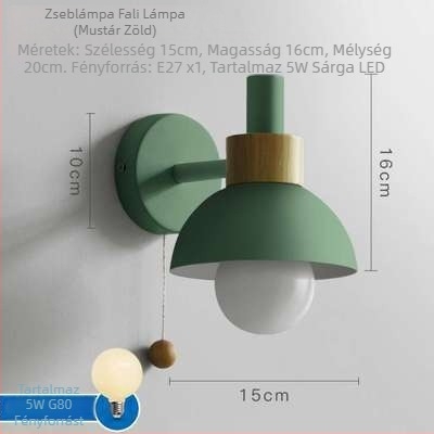 Nordic minimalist falikar nappalira, előszobába és hálószobába - Macaron színű