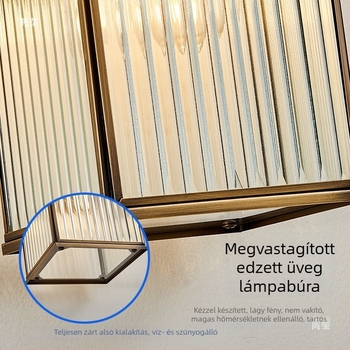 Kültéri fali lámpa villa bejáratához, erkélyhez, kerthez és külső falakhoz, kínai stílusú pavilon udvarhoz