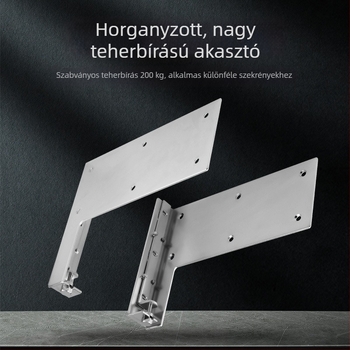 Fali szekrényekhez készült, teherbírású függő tartóelemek