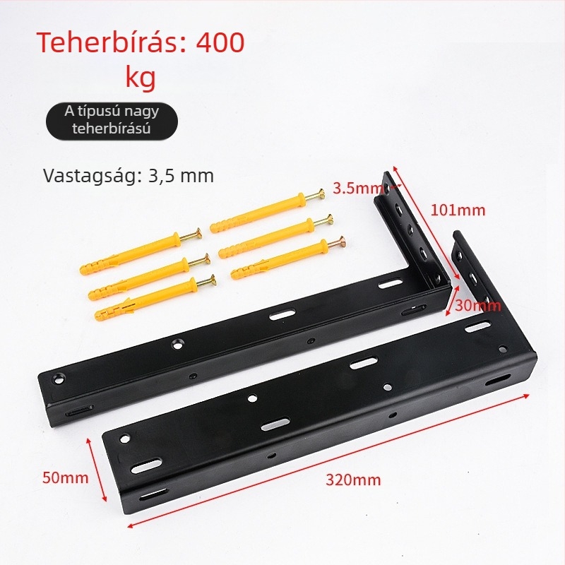 Fali szekrényekhez készült, teherbírású függő tartóelemek