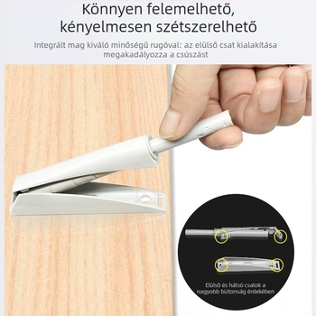 Szekrényajtó nyomásos mechanizmus, rugalmas kapcsoló, fogantyú nélküli, láthatatlan nyitó, masszív kivitel