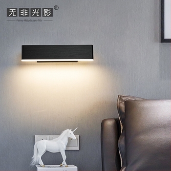 Rotációs LED falikar nordic-minimalista stílusban, hálószoba és nappali számára