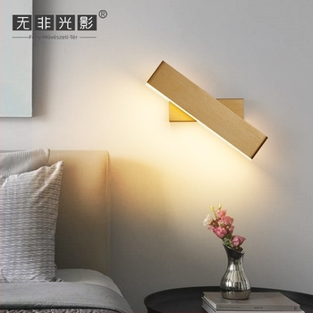 Rotációs LED falikar nordic-minimalista stílusban, hálószoba és nappali számára
