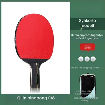 Új asztalitenisz ütő készlet kétoldalas anti-adhéziós gumival, nagy rugalmasságú, kezdőknek – megfelelő penhold és shakehand fogáshoz
