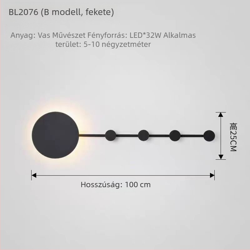 Nordic minimalista falikar ruhatartóval és tárolóval