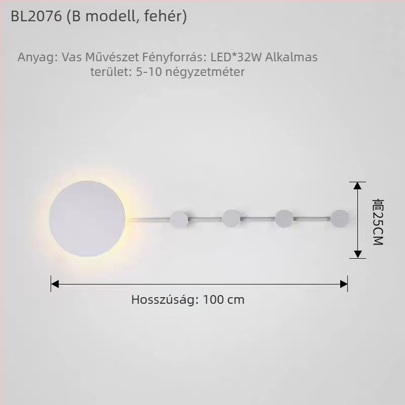Nordic minimalista falikar ruhatartóval és tárolóval