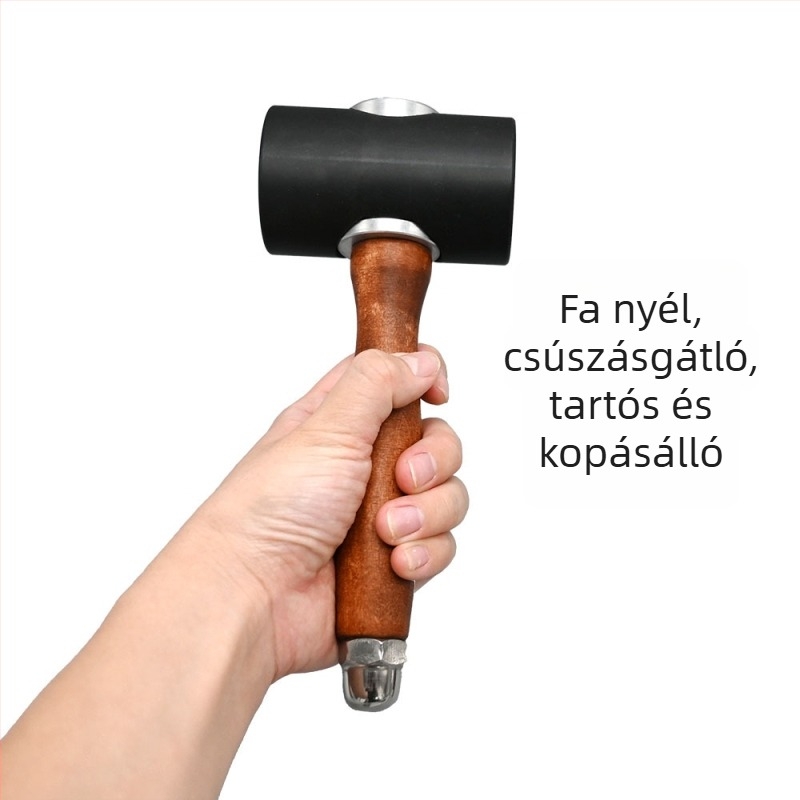 Gumi-nylon kalapács DIY bőrmunkához, gravírozáshoz és nyomáshoz