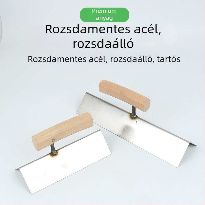 Rozsdamentes acélból készült kettős szögű sarok eszköz belső és külső falakhoz, glettkaparó