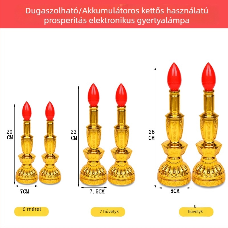 LED gyertyatartó Buddha szentélyhez