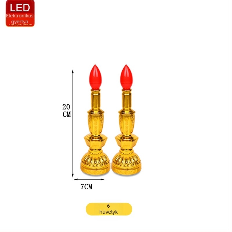 LED gyertyatartó Buddha szentélyhez