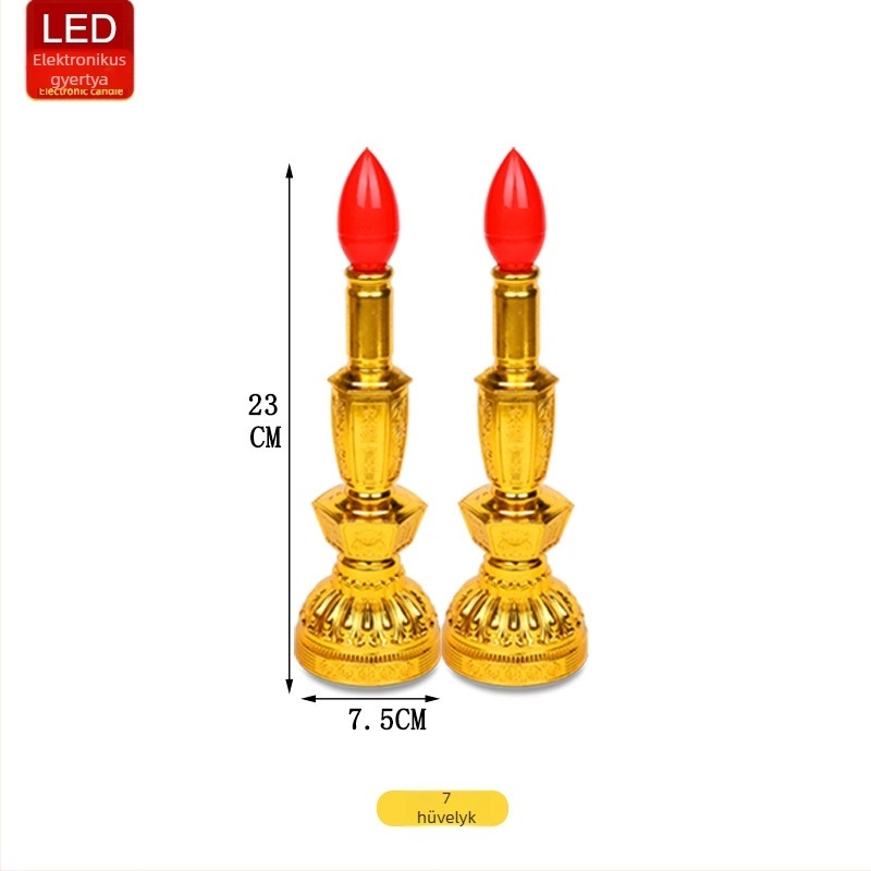 LED gyertyatartó Buddha szentélyhez