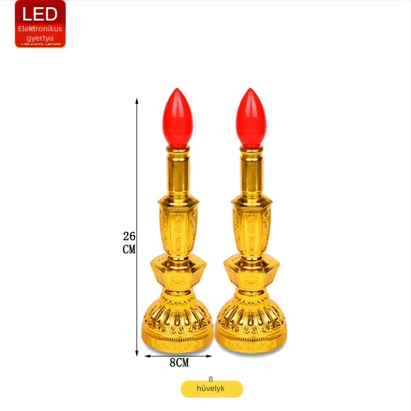LED gyertyatartó Buddha szentélyhez