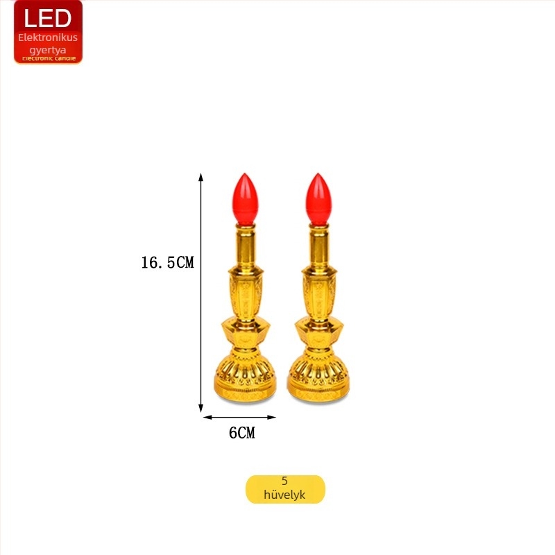 LED gyertyatartó Buddha szentélyhez
