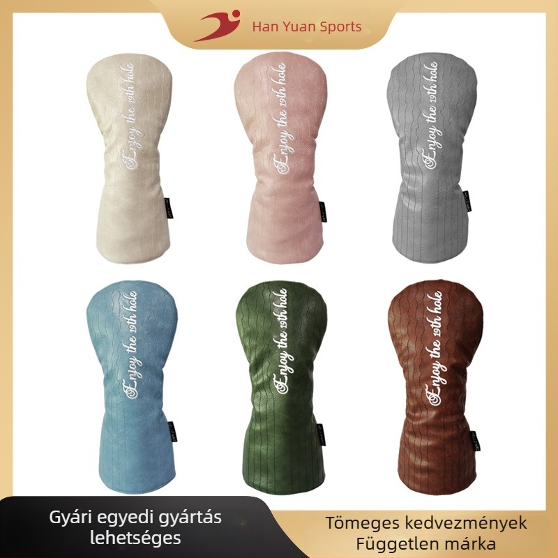 Golfütő fejvédő és nyeghüvely készlet 1-wood és fairway wood, PU anyag