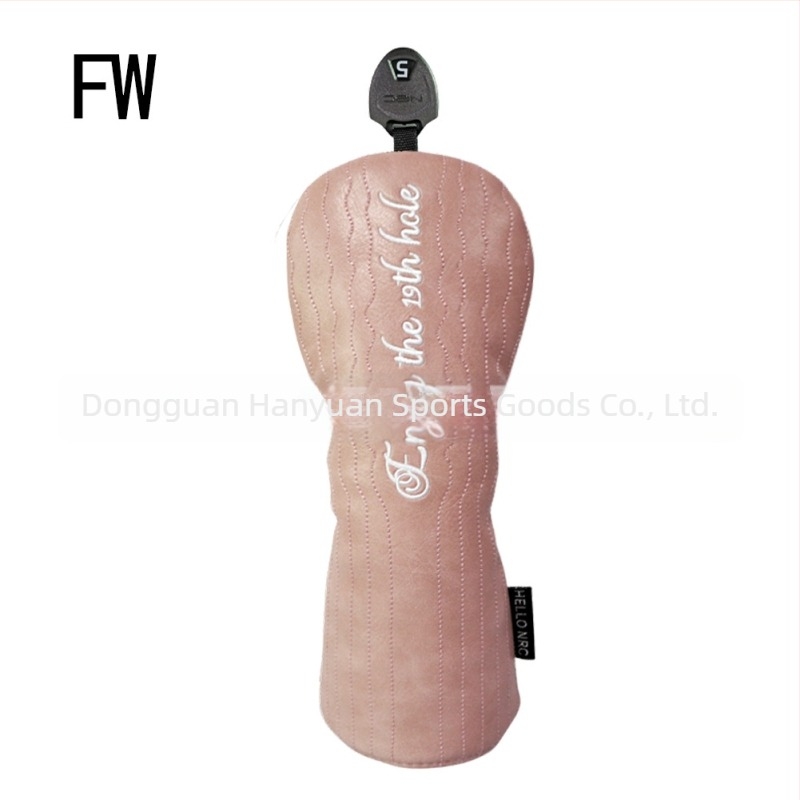 Golfütő fejvédő és nyeghüvely készlet 1-wood és fairway wood, PU anyag