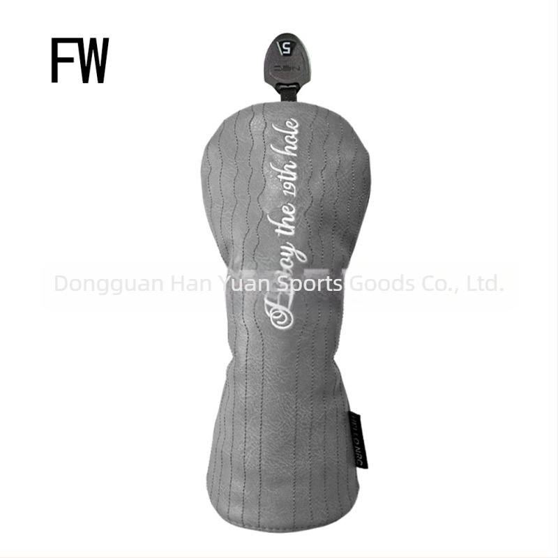 Golfütő fejvédő és nyeghüvely készlet 1-wood és fairway wood, PU anyag
