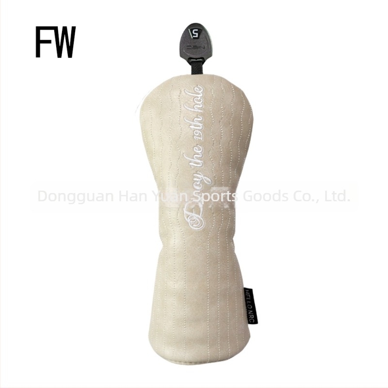 Golfütő fejvédő és nyeghüvely készlet 1-wood és fairway wood, PU anyag