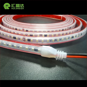 220V monokróm LED-szalag 120 darab 2835 SMD LED-del, beltéri és építészeti világításhoz