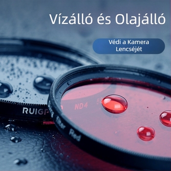 52 mm-es szűrő készlet adapter gyűrűvel GoPro HERO11/10/9-hez: UV, CPL és búvárszűrők
