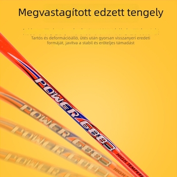 Jinyu ötvözetű badminton ütő kezdőknek, felnőtteknek és gyerekeknek, 2 darabos készlet, tartós egyrészes kivitel edzésre és versenyre