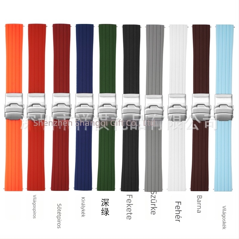 Xiangqi szilikon óraszíj 22 mm Swatch Fifty Fathoms ko-brand Baobao Five Oceans Series mechanikus merülőóra számára