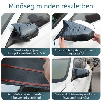 Szarv alakú visszapillantófedél Changan X5 Plus és Oshan X5 modellekhez – védőhéj, díszítő kiegészítő