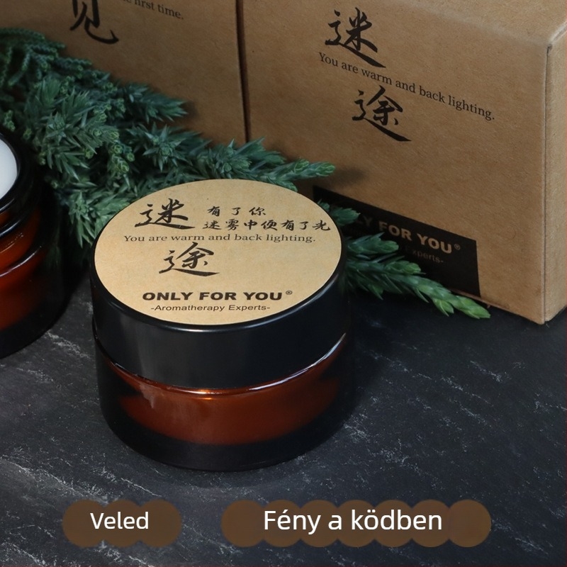 Szerelmi jelképe: aromaterápiás gyertya szójaviaszból, romantikus születésnapi ajándék, karácsonyi kiegészítő, édességdoboz