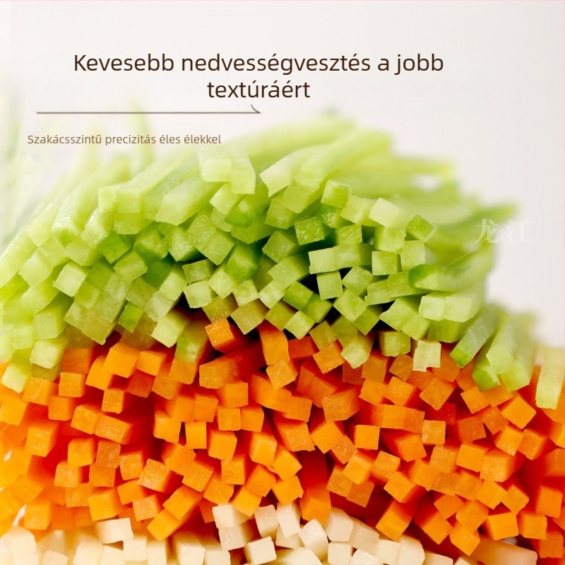 Krumplihámozó és reszelő kézvédővel – Multifunkcionális zöldségvágó otthoni konyhához, szeletelés és reszelés