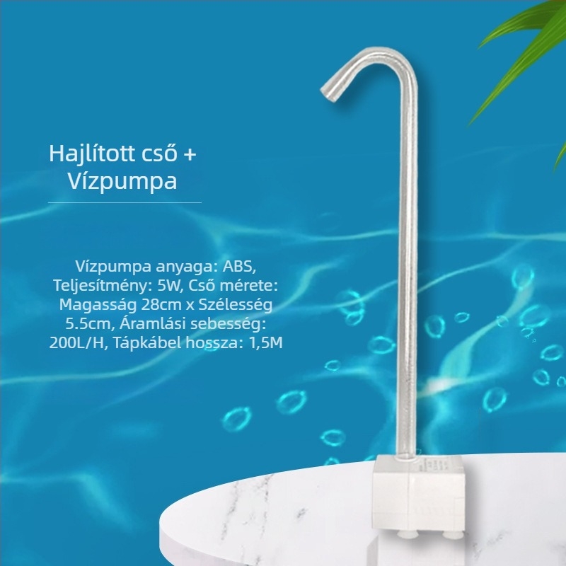 Otthoni hajmosó készülék vízcirkulációs pumpával és habfejjel, DC 5V, nagy áramlás