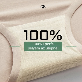 Modal női alsó antibakteriális tulajdonságokkal, belső Mulberry selyem, középmagas derék, háromszög fazon