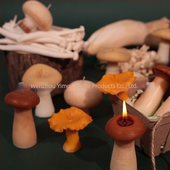 Matsutake gomba formájú illatos gyertya szójaviaszból, hangulatfokozó dekoráció, fotóprop, vidéki stílus, Yunnan tájak inspirálta, ajándék