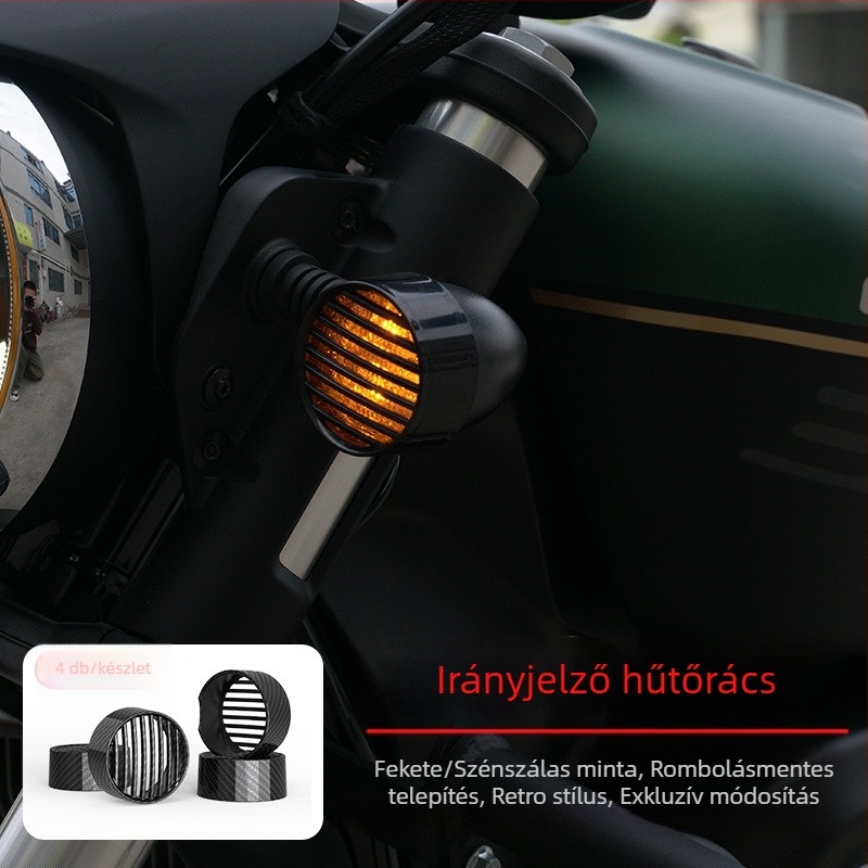 Qianjiang QJ Flash 300/350 modellhez elő- és hátsó irányjelzővédőfedél, valamint dekoratív hátsó lámpa kupak