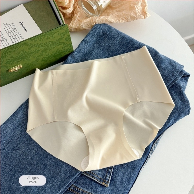Női jóga alsónemű, középmagas derekú, légáteresztő, antibakteriális, nylon-spandex anyag, egyszínű, haskörüli és fenékemelő